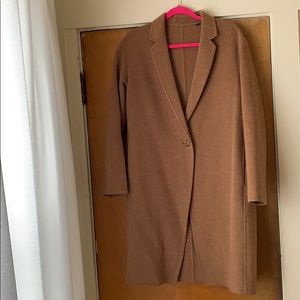 Uniqlo Camel Wool Coat Women’s Size Small